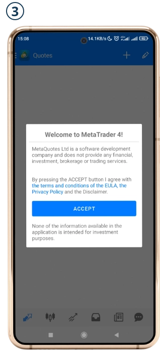 metatrader 4 mobile application